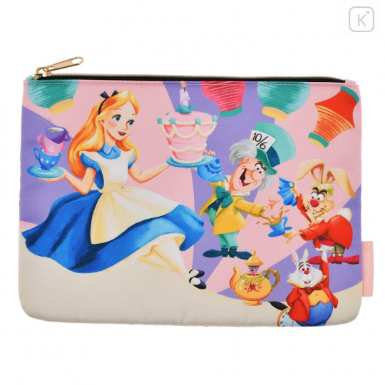 Japan Disney Store Flat Pouch - Alice 70th anniversary - 1
