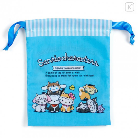 Japan Sanrio Drawstring Bag Set - Shiba Inu Cosplay - 6
