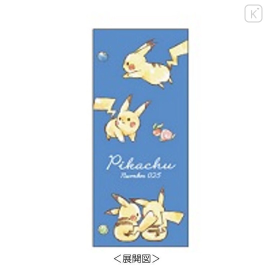 Japan Pokemon Jetstream 3 Color Multi Ballpoint Pen - Pikachu : Blue - 2