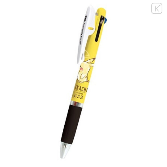 Japan Pokemon Jetstream 3 Color Multi Ballpoint Pen - Pikachu : Up - 1