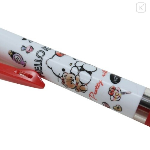 Japan Sanrio Jetstream 3 Color Multi Ball Pen - Hello Kitty - 3