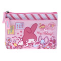 Sanrio 2 Pocket Zip Pouch - My Melody - 1