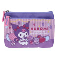 Sanrio 2 Pocket Zip Pouch - Kuromi - 1