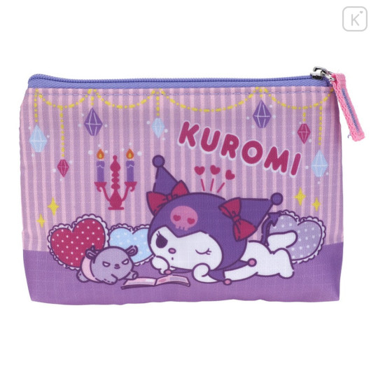 Sanrio 2 Pocket Zip Pouch - Kuromi - 2