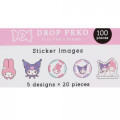Japan Sanrio Drop Peko Flake Sticker Pack - My Melody & Kuromi - 3