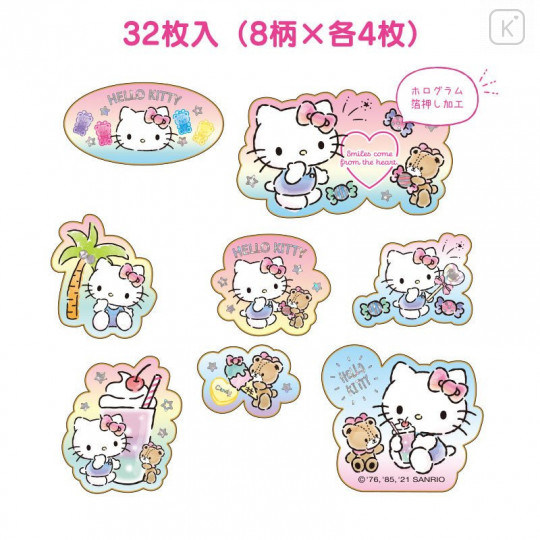 Japan Sanrio Summer T-shirt Sticker - Hello Kitty - 4