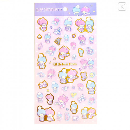 Japan Sanrio Gold Accent Sticker - Little Twin Stars / 2021 Cooking - 1
