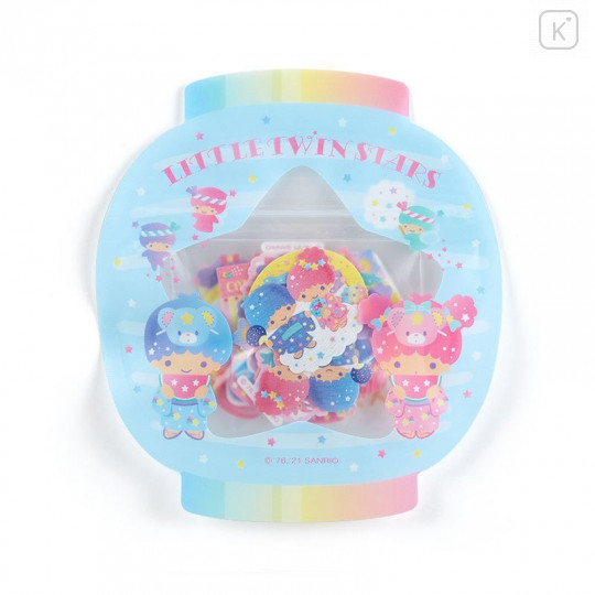 Japan Sanrio Summer Lantern Sticker - Little Twin Stars - 1