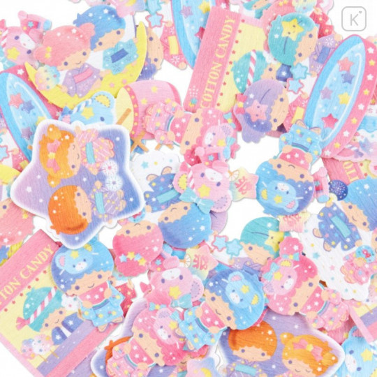 Japan Sanrio Summer Lantern Sticker - Little Twin Stars - 3