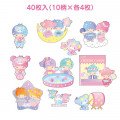 Japan Sanrio Summer Lantern Sticker - Little Twin Stars - 4
