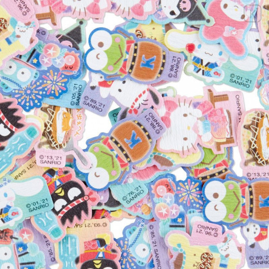 Japan Sanrio Summer Lantern Sticker - Mix - 3