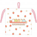 Japan San-X Drawstring Bag - Sumikko Gurashi / Strawberry Fair - 2