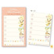 Japan Pokemon Sticky Notes - Pikachu & Eevee Todo List Orange