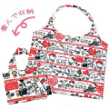 Japan Sanrio Eco Shopping Bag & Mini Bag - Hello Kitty / Memory - 1