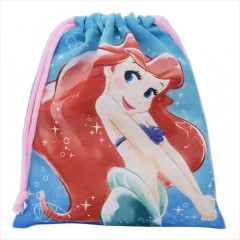 Japan Disney Drawstring Bag - Little Mermaid Ariel Sweet