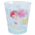 Japan Disney Princess Acrylic Tumbler - Little Mermaid Ariel & Flounder - 1