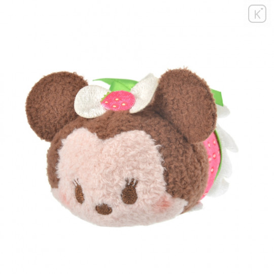 Japan Disney Store Tsum Tsum Mini Plush (S) - Minnie × Strawberry - 1