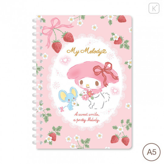 Sanrio A5 Twin Ring Notebook - My Melody 2021 - 1