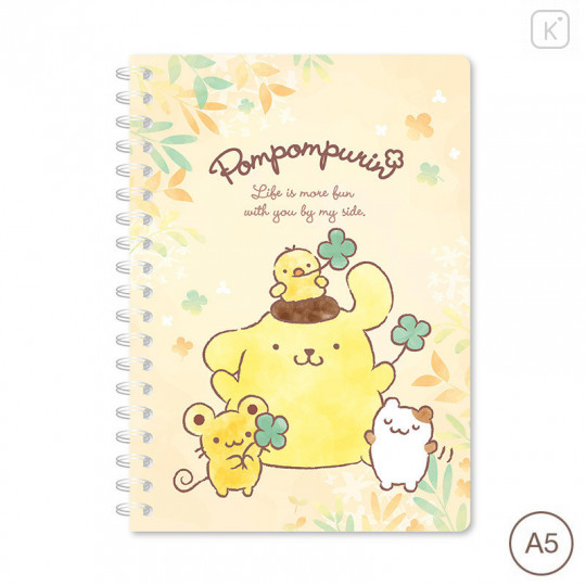 Sanrio A5 Twin Ring Notebook - Pompompurin 2021 - 1