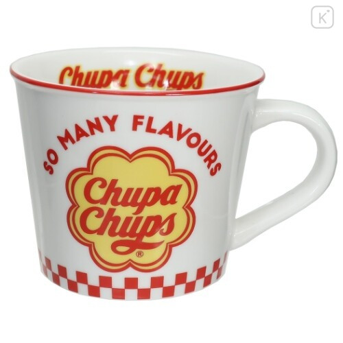 Japan Chupa Chups Ceramic Mug - White & Red - 1