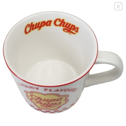 Japan Chupa Chups Ceramic Mug - White & Red - 3