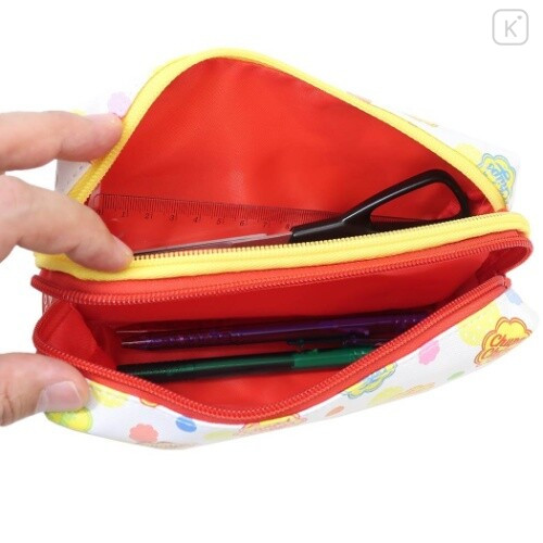 Japan Chupa Chups Zipper Pen Pouch - White - 3