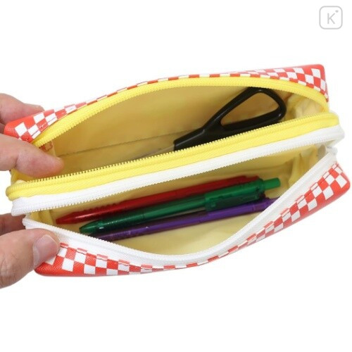 Japan Chupa Chups Zipper Pen Pouch - Red - 3