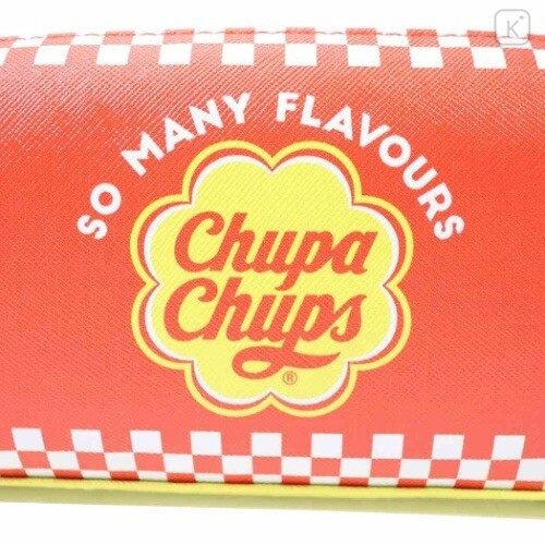 Japan Chupa Chups Zipper Pen Pouch - Red - 4