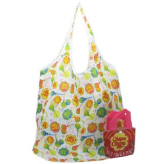 Japan Chupa Chups Eco Shopping Bag & Mini Bag - Strawberry