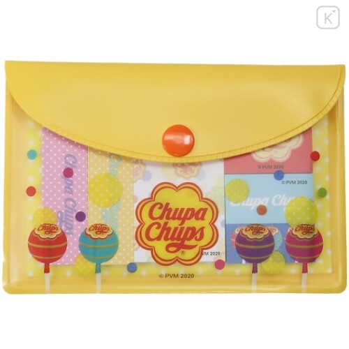 Japan Chupa Chups Sticky Notes with Case - Yellow - 2