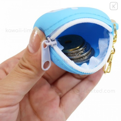 Cute Big Eyes Cat Silicone Coin Purse with Keyring Kawaii Kids Coin Bag  Portable Data Cable Earphone Organizer Coin Key Pouch - AliExpress