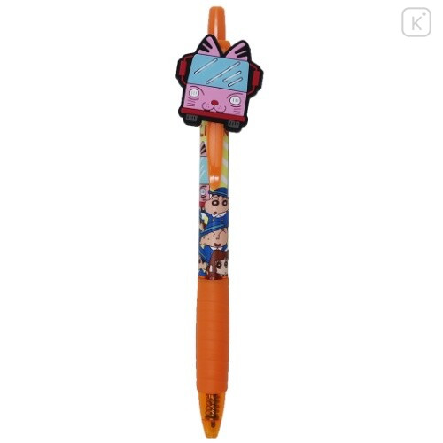 Japan Crayon Shin-chan 0.5mm Gel Pen - Kindergarten Bus Orange - 1