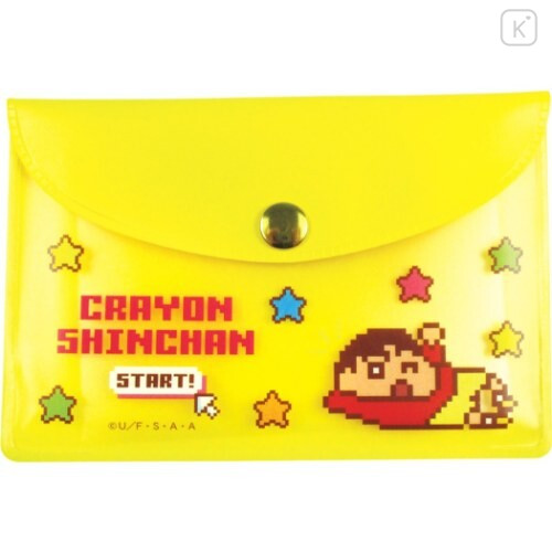 Japan Crayon Shin-chan Sticky Notes with Case - Yellow - 1