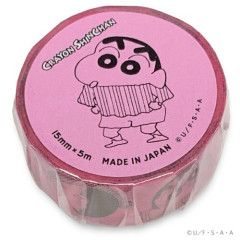 Japan Crayon Shin-chan Washi Paper Masking Tape - Shinnosuke Pink