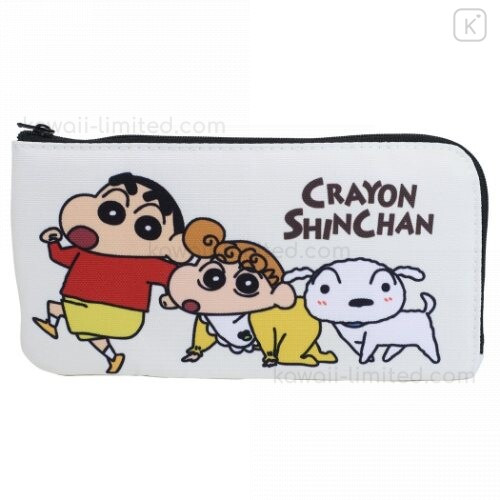 Crayon Shinchan Red Pencil Case Stationery Bag Cosmetic Multi