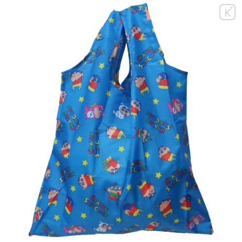 Japan Crayon Shin-chan Eco Shopping Bag - Shinnosuke Cosplay Blue - 1