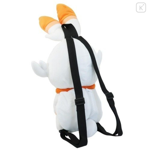 Japan Pokemon Plush Backpack - Scorbunny - 4