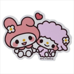 Japan Sanrio Vinyl Sticker - Melody & Sweet Piano / Heart Series