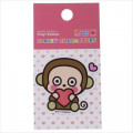Japan Sanrio Vinyl Sticker - Monkichi / Heart Series - 2
