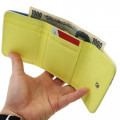 Japan Pokemon Bi-Fold Wallet - Pikachu Yellow & Blue - 2