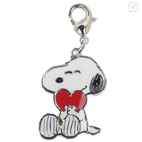 Japan Snoopy Key Charms - Heart - 1
