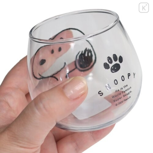 Japan Snoopy Glass - Big Smile - 2