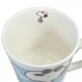 Japan Snoopy Ceramics Mug - Blue - 3