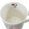 Japan Snoopy Ceramics Mug - Red - 3