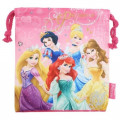 Japan Disney Drawstring Bag - Princess Pink - 1