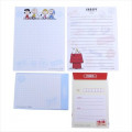 Japan Snoopy Letter Envelope Set - Friends - 2