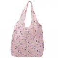 Japan Snoopy Eco Shopping Bag with Mini Bag - Light Pink - 1