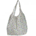 Japan Snoopy Eco Shopping Bag with Mini Bag - Light Grey - 1