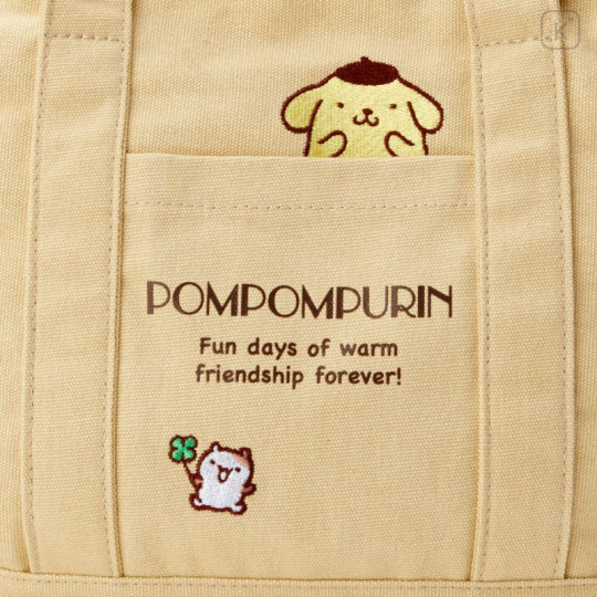 Japan Sanrio Canvas Handbag - Pompompurin - 2