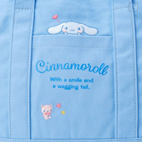 Japan Sanrio Canvas Handbag - Cinnamoroll - 2